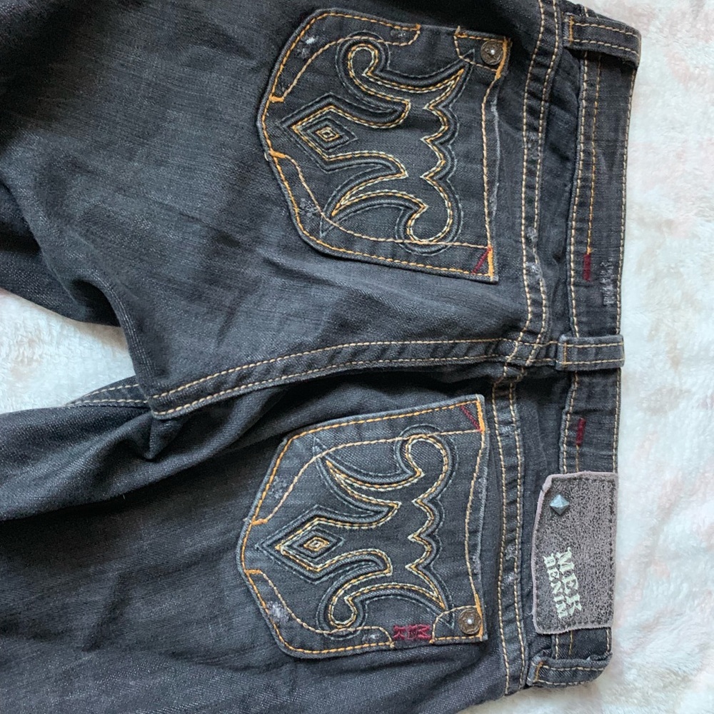 Black miss me straight jeans